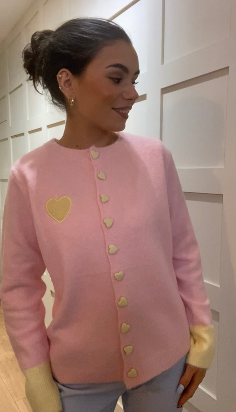 Quinn pink knit