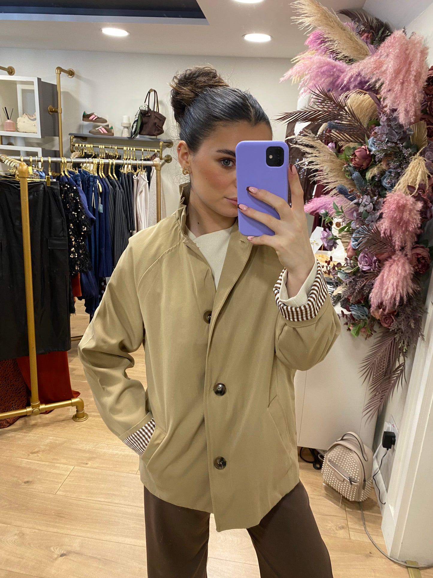 Sephora short Trench