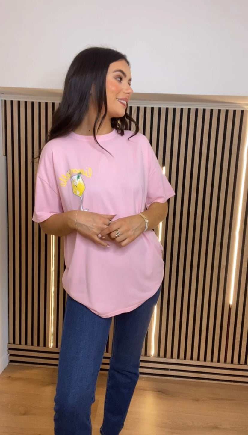 Demi Pink T-shirt