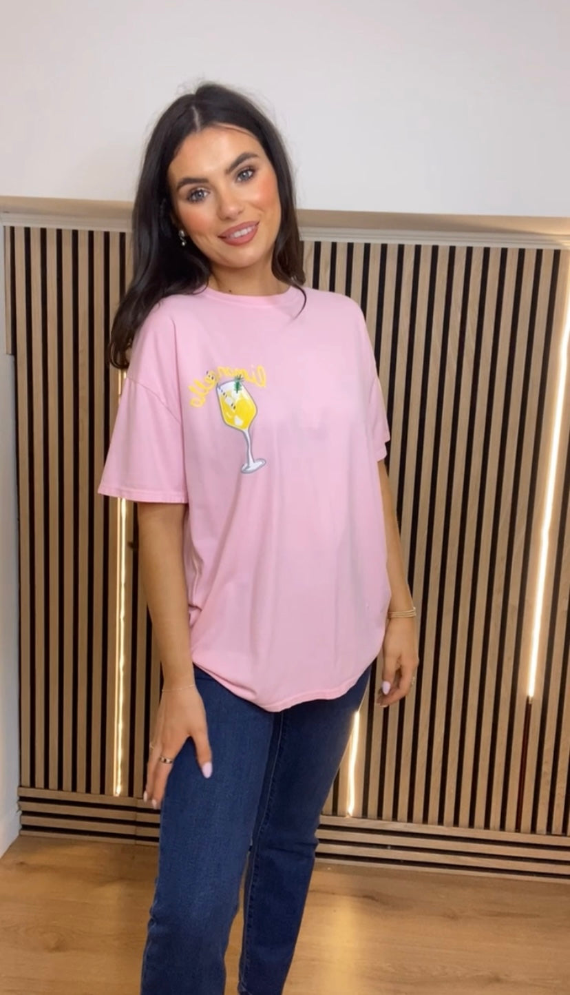 Demi Pink T-shirt