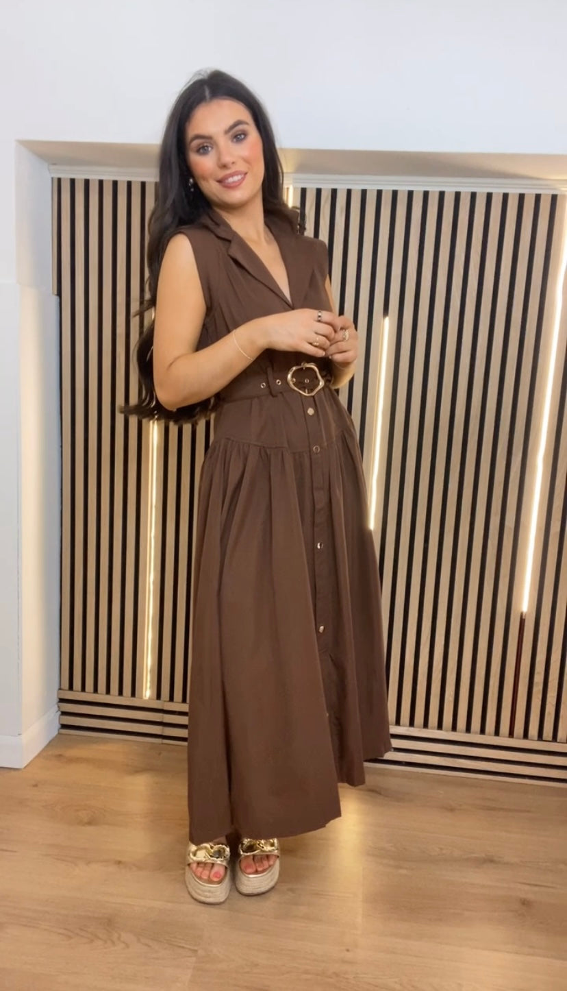 Macy Chocolate Dress