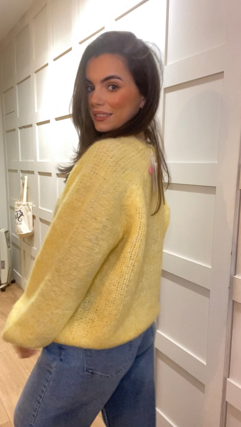 Chloe Yellow Knit