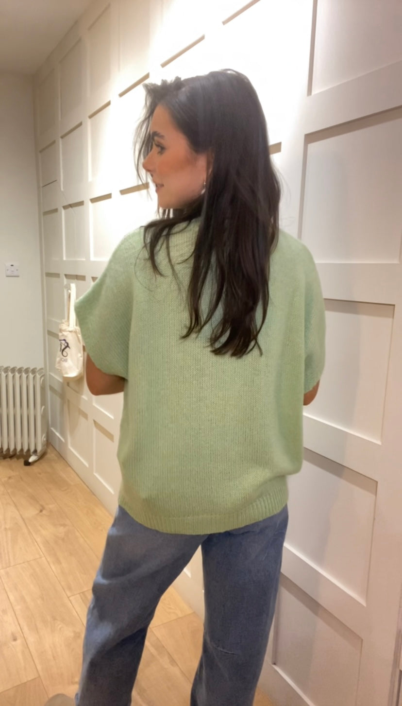 Andrea Green Knit