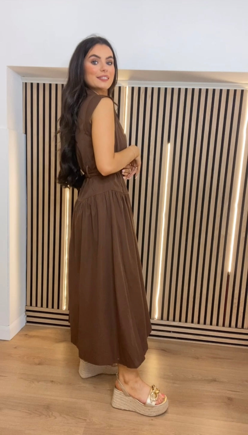 Macy Chocolate Dress
