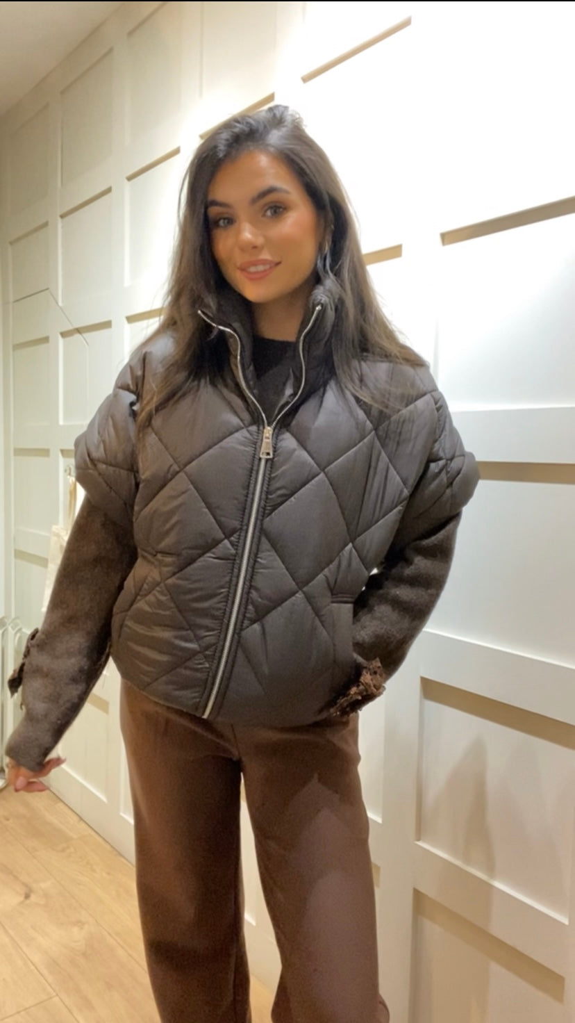 Ayla brown Gilet