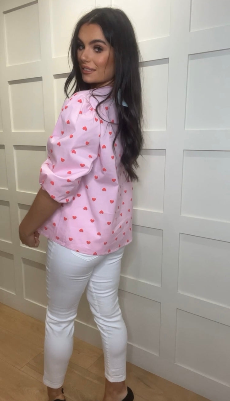 Robyn Pink Blouse