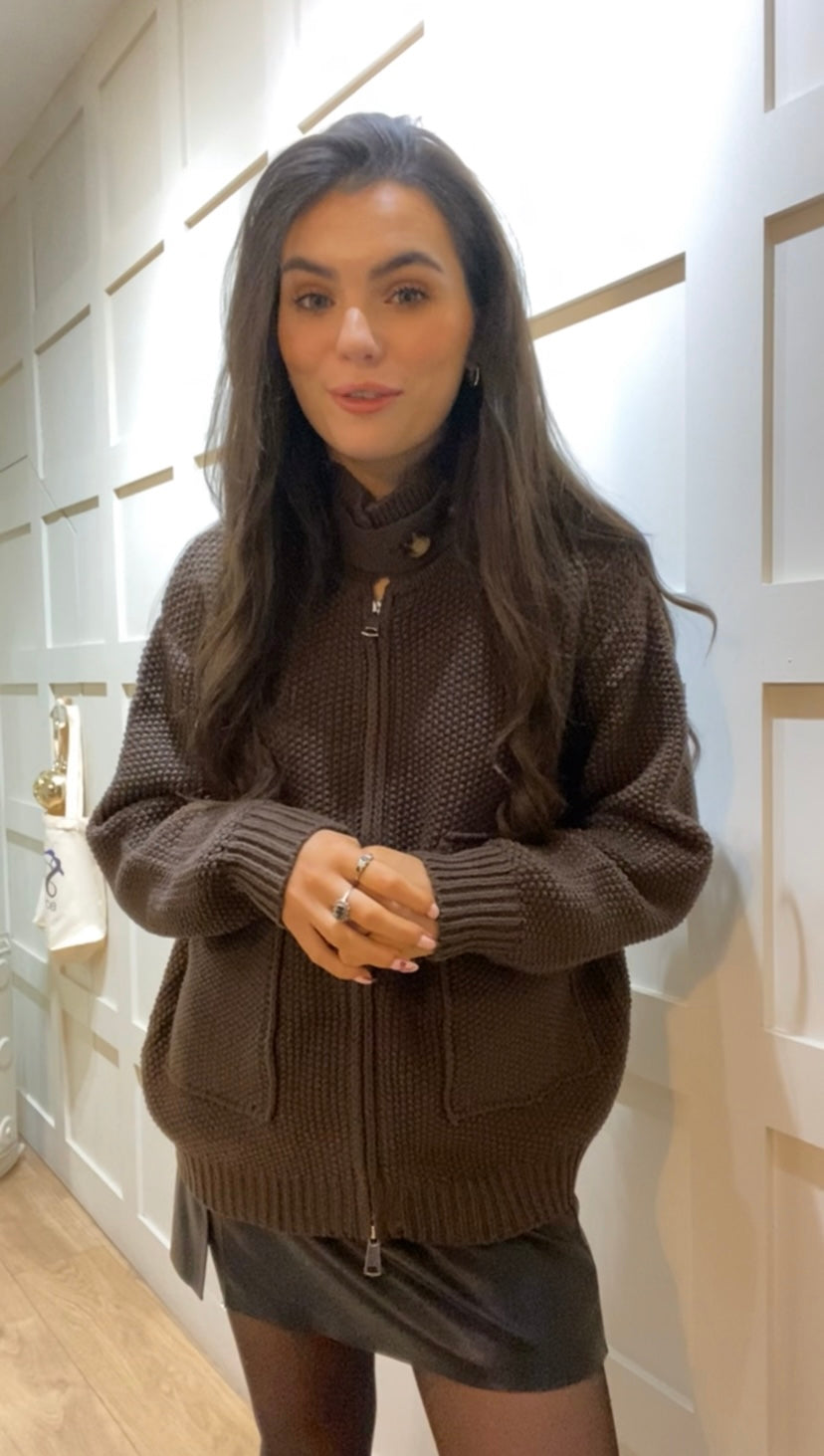 Celine Brown Knit