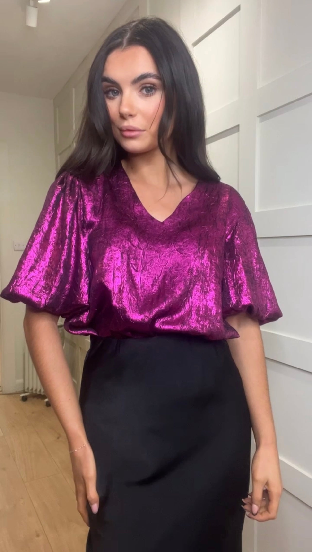 Amelia Magenta Blouse