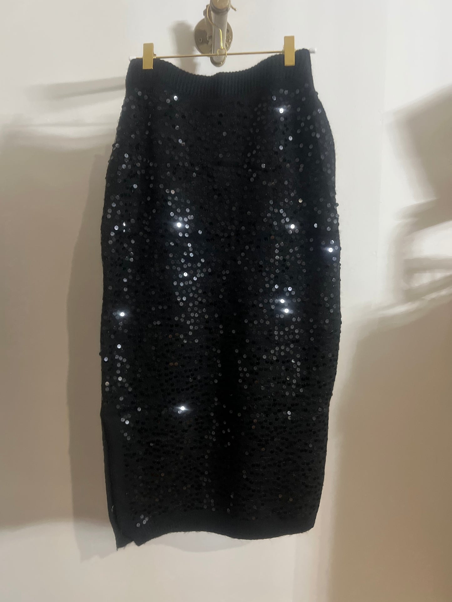 Kara Black sequin Skirt