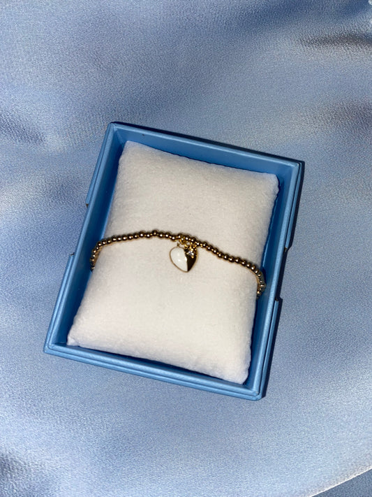 Gold Love Heart Bracelet