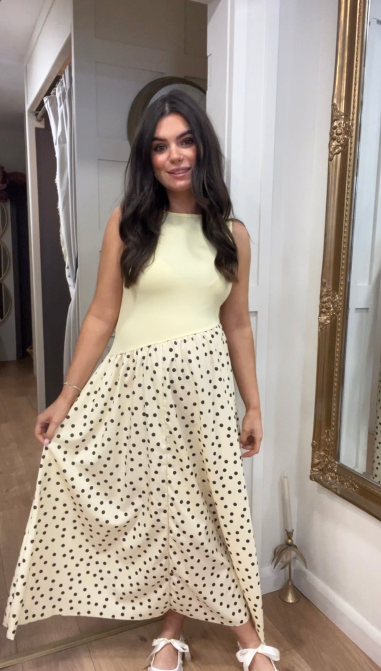 Carla lemon dress