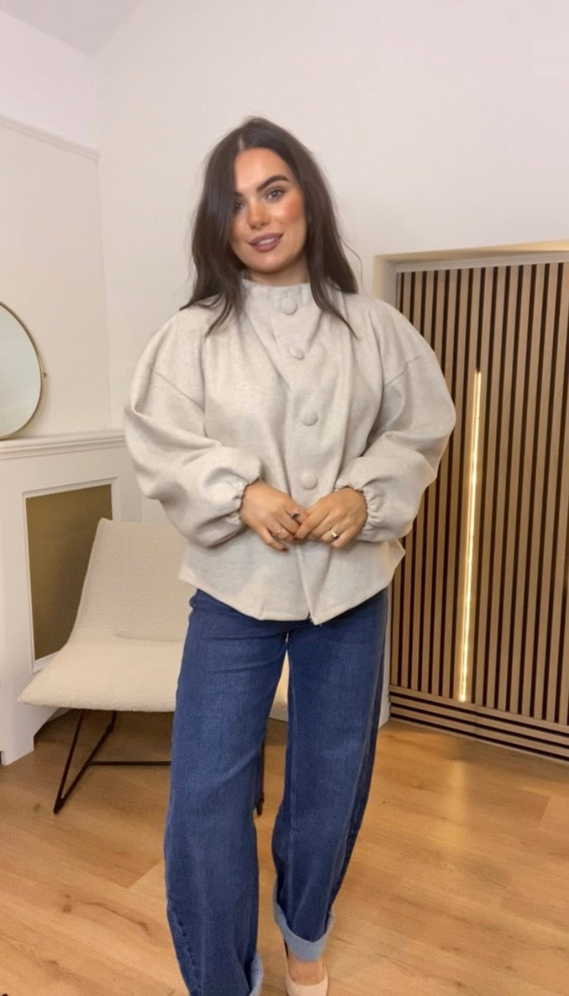Connie Oatmeal Felt Top