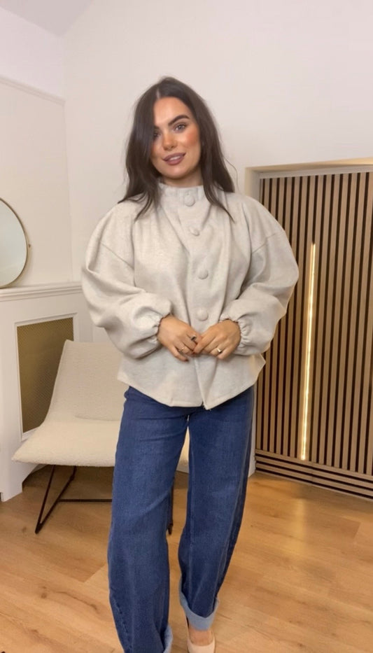 Connie Oatmeal Felt Top