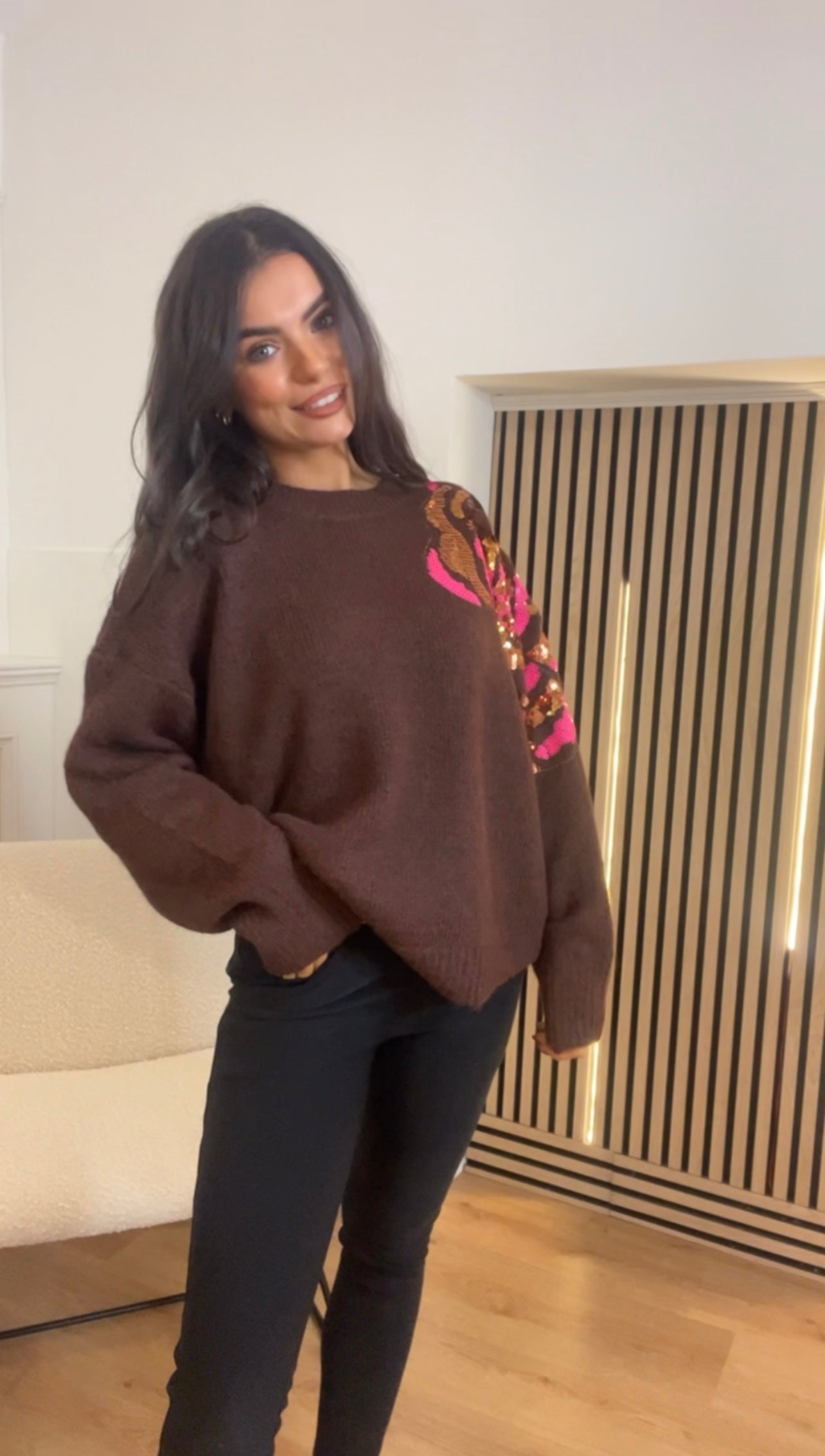 Scarlett Brown knit