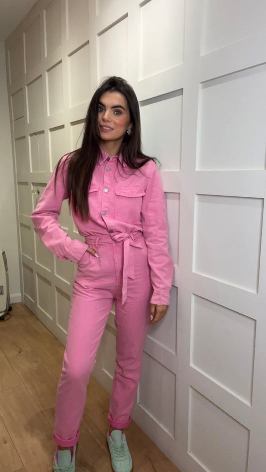 Jessica pink jumpsuit