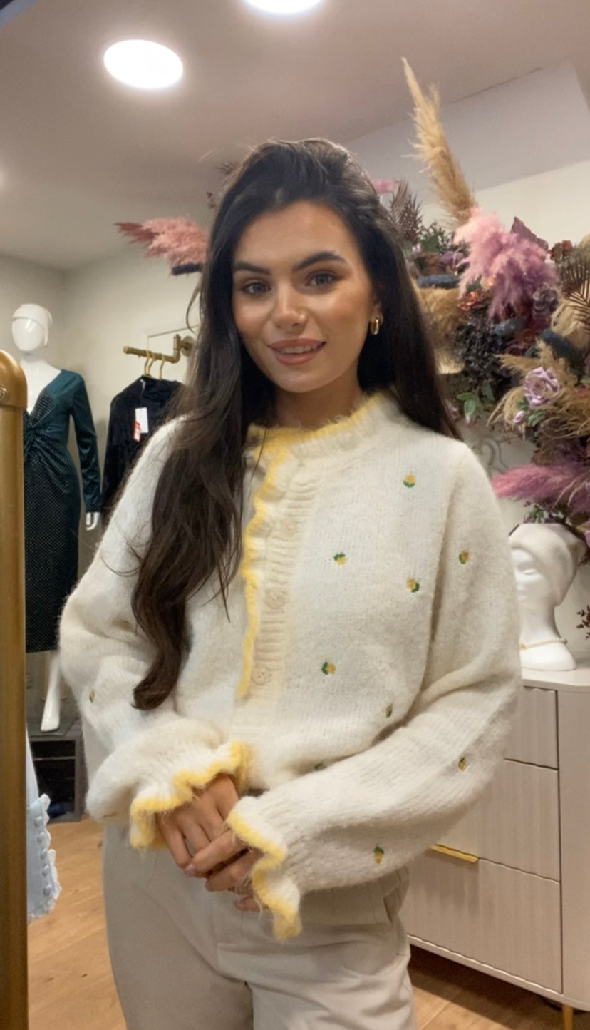 Elsie  Lemon Knit