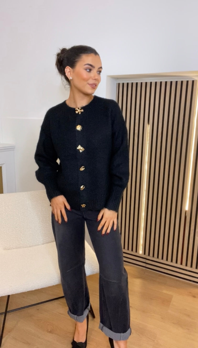 Yasmin Black Knit