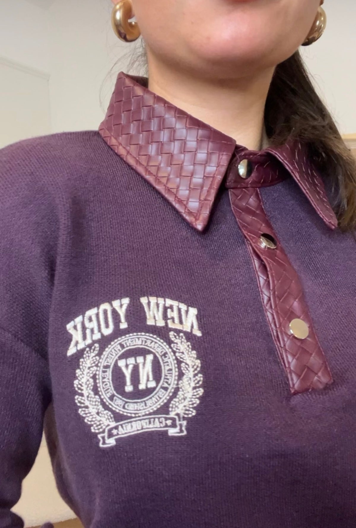 Celina Burgandy Knit