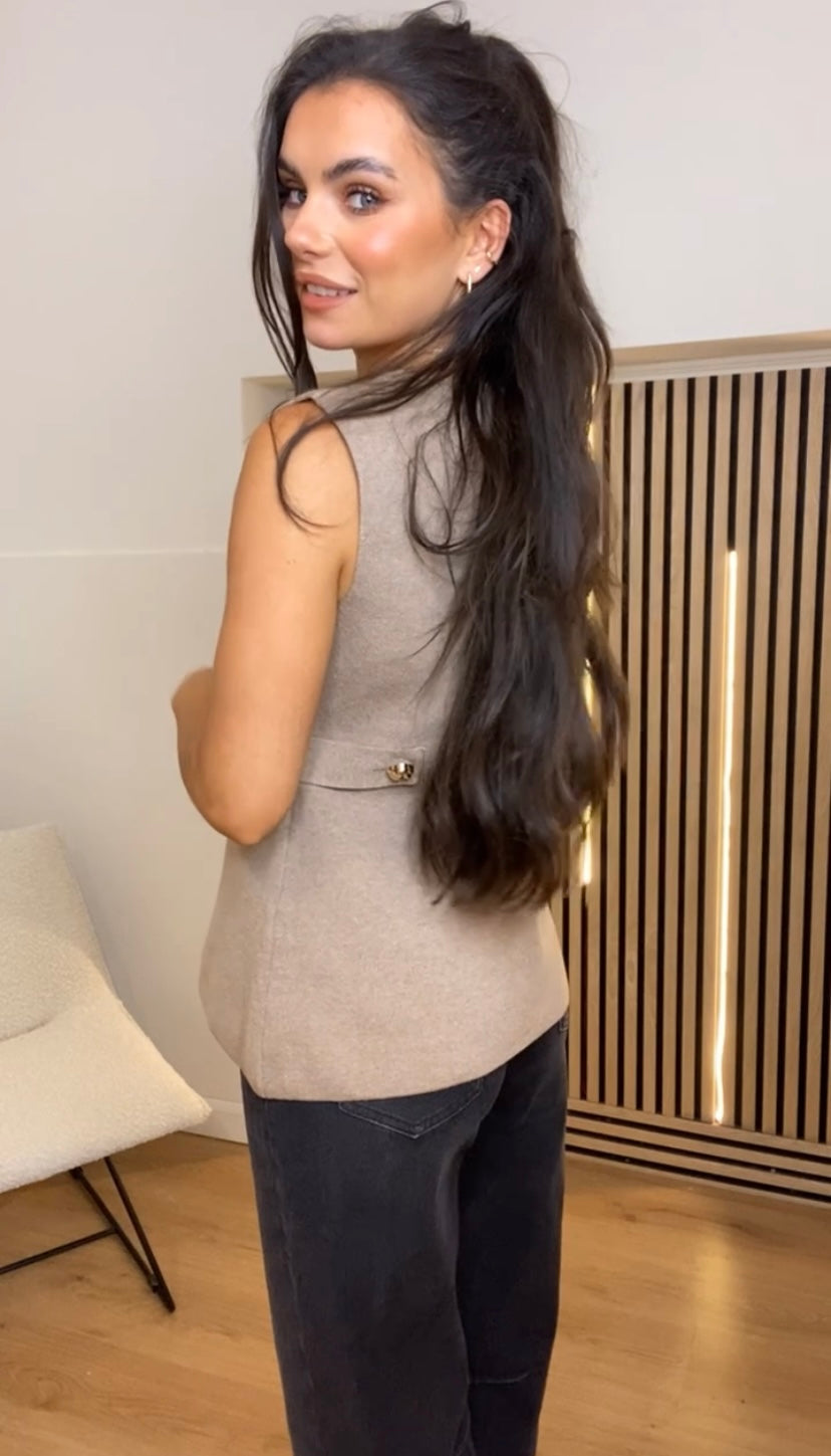 Tess knitted Vest