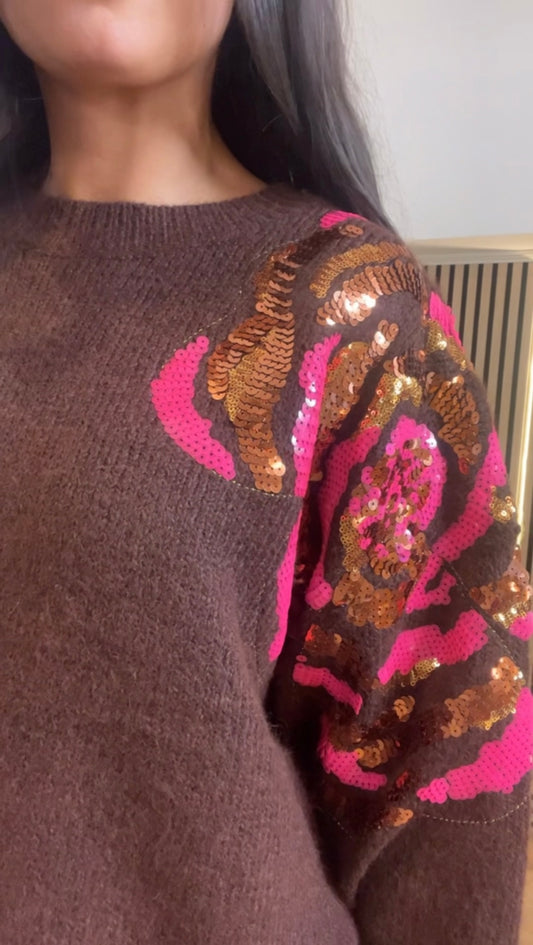 Scarlett Brown knit