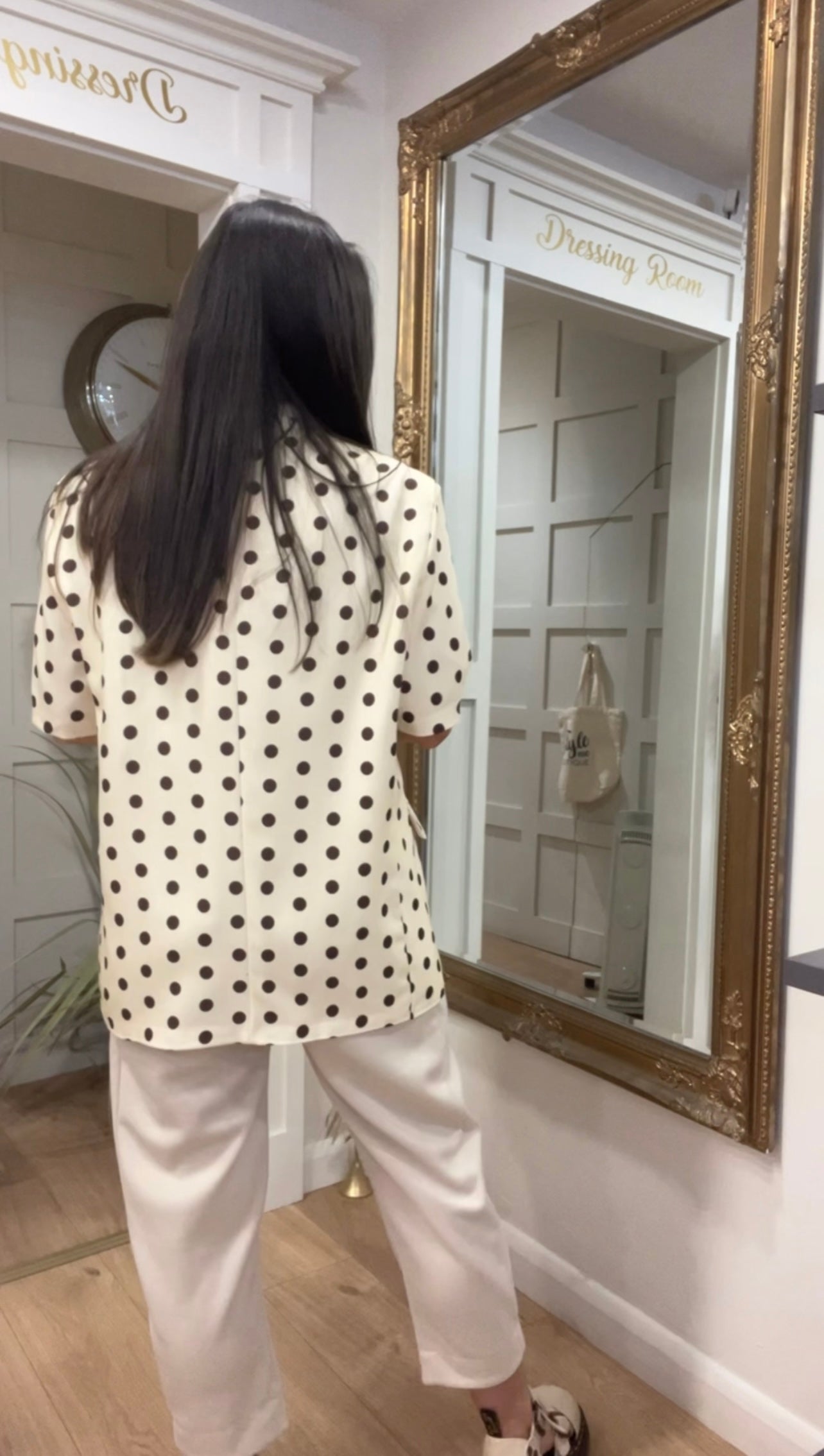 Libby Lemon Polka Blazer