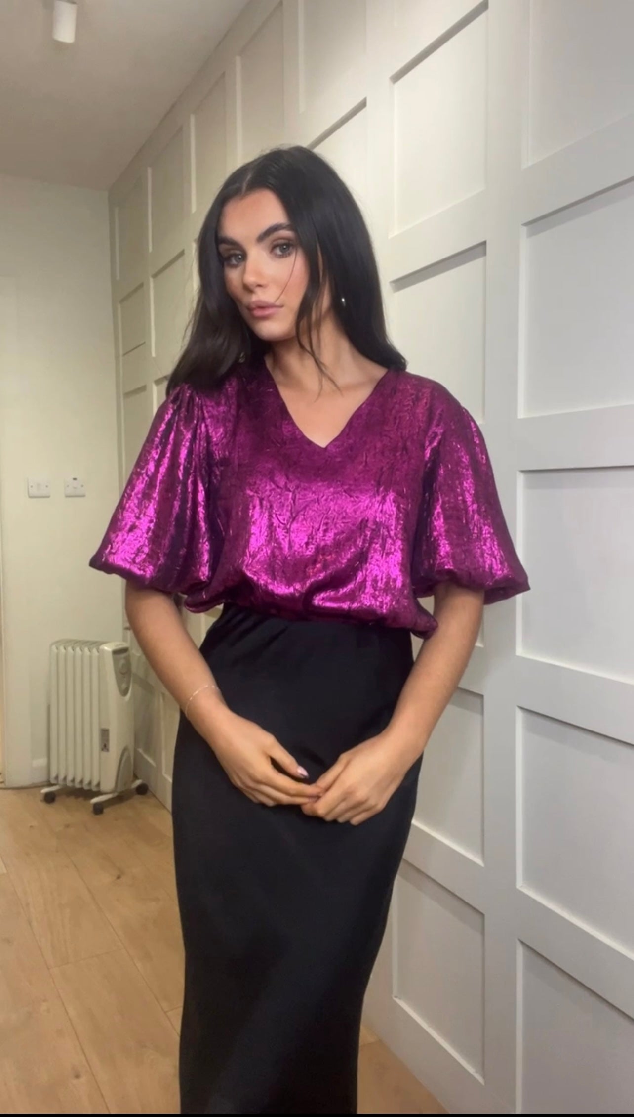 Amelia Magenta Blouse