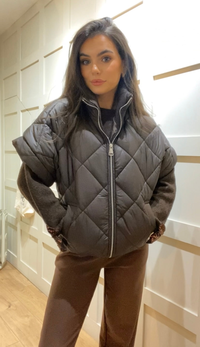Ayla brown Gilet