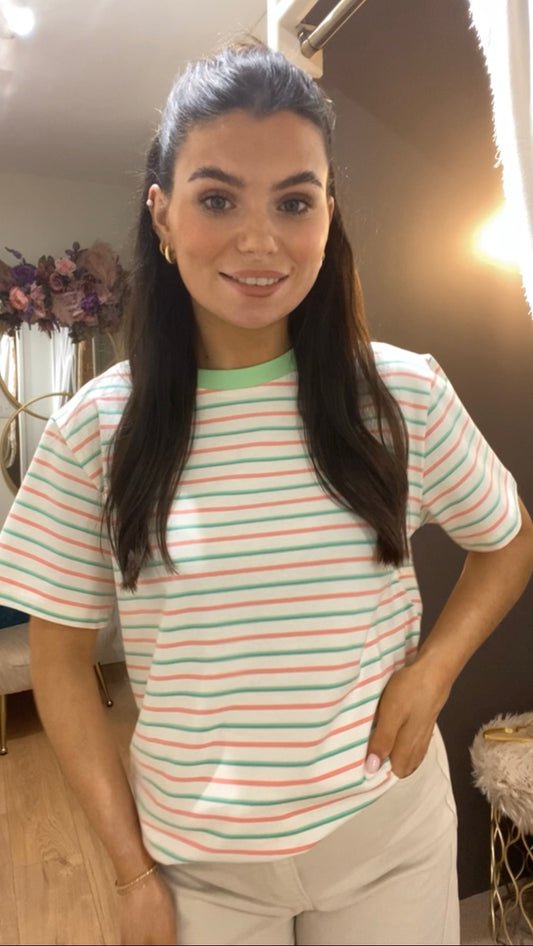 Clara coral T-shirt