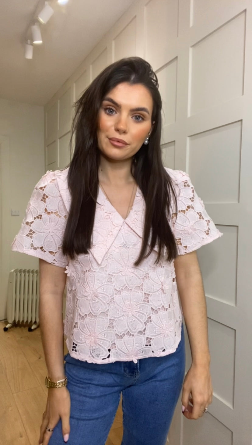 Hattie Pink Blouse