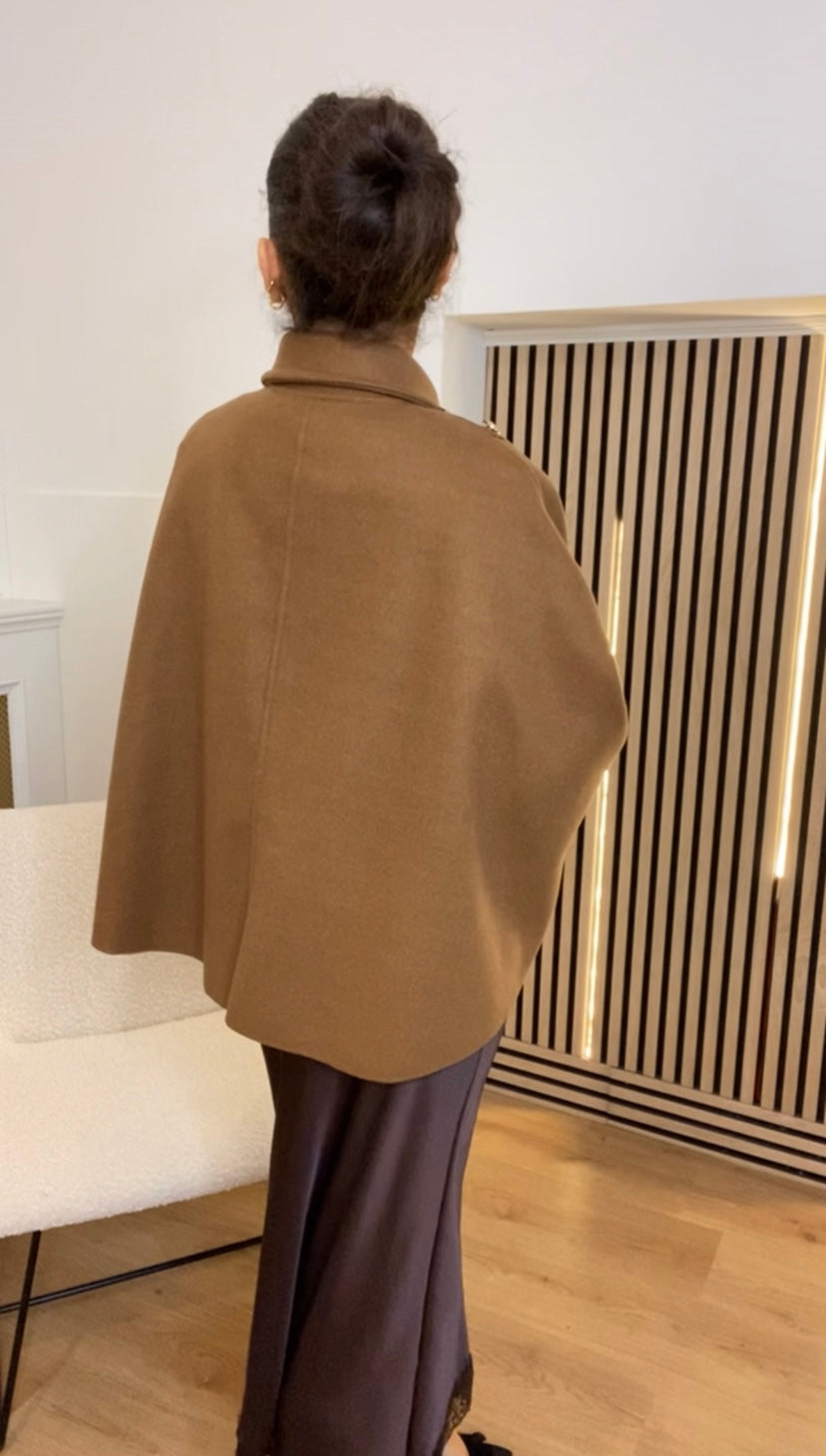 Claudia Camel Cape