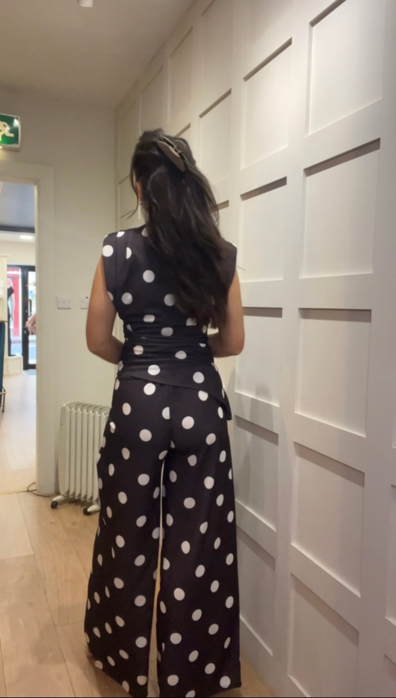 Millie Chocolate polka 2 piece