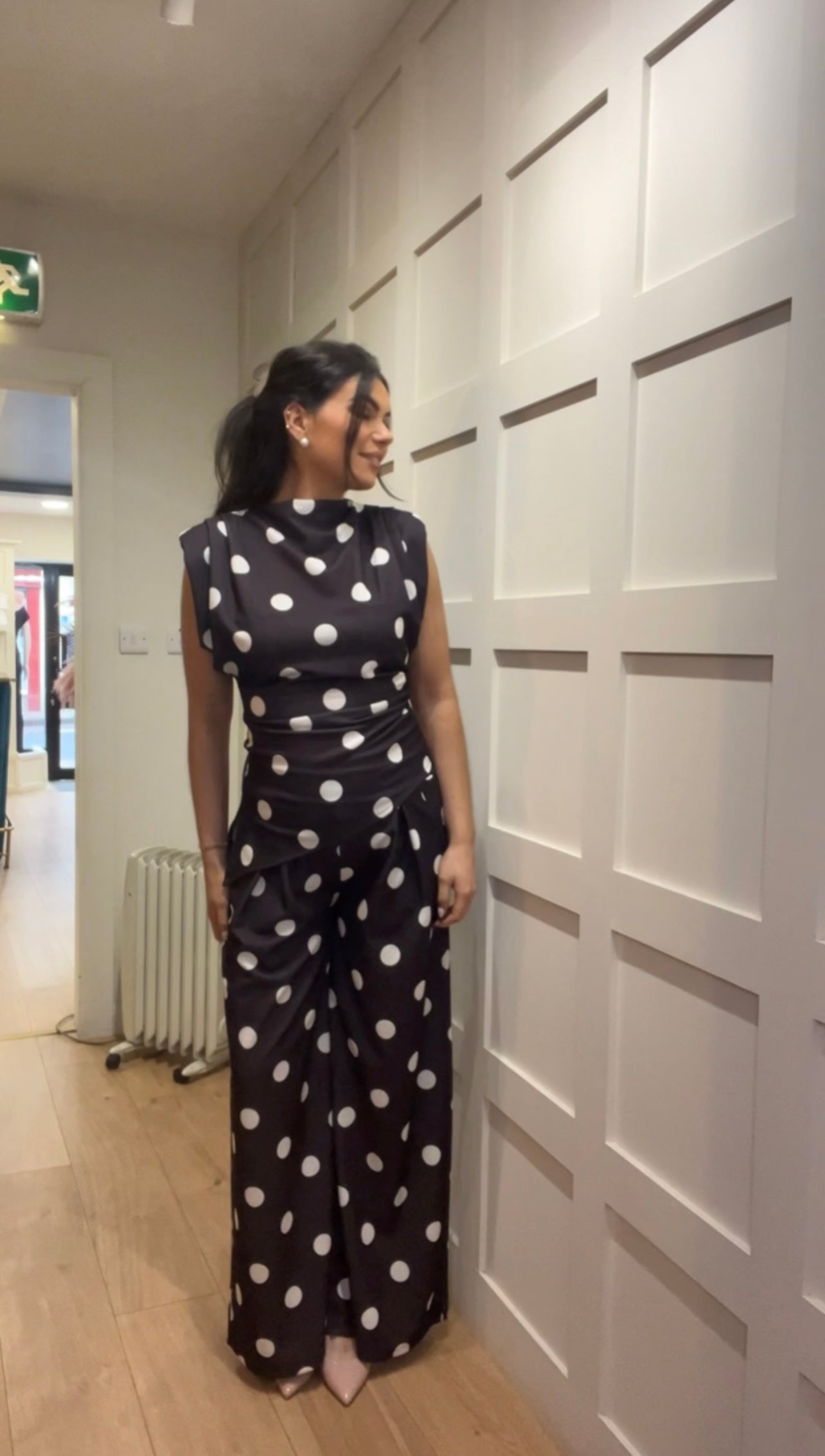 Millie Chocolate polka 2 piece